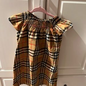 Classic Burberry size 3 toddler dress